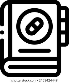 Dieses Icon oder Logo Apotheken-Icon oder andere, wo alles im Zusammenhang mit Art von Medikamenten und andere oder Design-Anwendungssoftware