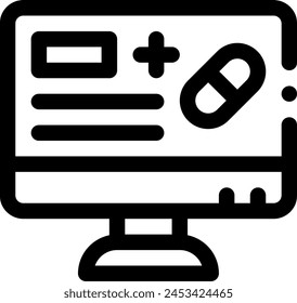 Dieses Icon oder Logo Apotheken-Icon oder andere, wo alles im Zusammenhang mit Art von Medikamenten und andere oder Design-Anwendungssoftware