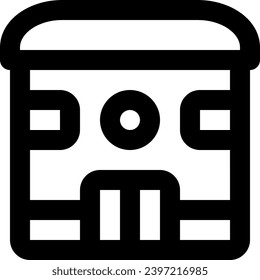this icon or logo public services icon or other where it explains the  
tools or equipment provided in public places by an institution, whether government, school or other and be used for web, design