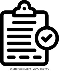 this icon or logo quality control icon or other where it explains the  
equipment or tools to check the quality of a product or the results of checking product quality or other and be used for web,