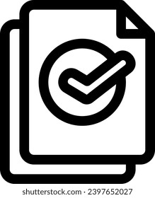 this icon or logo quality control icon or other where it explains the  
equipment or tools to check the quality of a product or the results of checking product quality or other and be used for web,