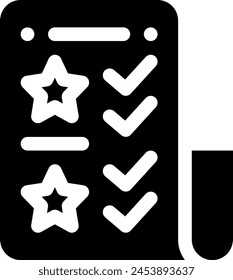 this icon or logo rating validation icon or other where everything related to kind of rating validation and others or design application software