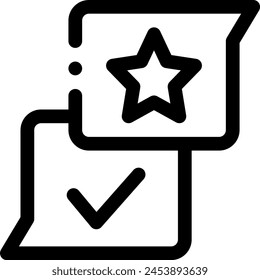 this icon or logo rating validation icon or other where everything related to kind of rating validation and others or design application software