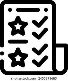 this icon or logo rating validation icon or other where everything related to kind of rating validation and others or design application software