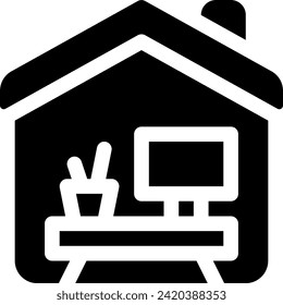 this icon or logo remote working icon or other where it explaints things that someone must prepare or have to work online from anywhere and others or design application software 