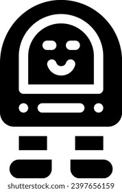 this icon or logo robots icon or other where it explains the technological and thing results that can help human work or as children's toys or other and be used for web, 
design