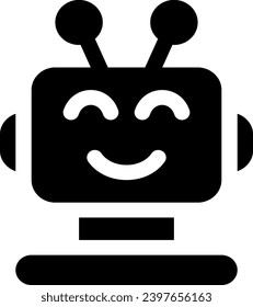 this icon or logo robots icon or other where it explains the technological and thing results that can help human work or as children's toys or other and be used for web, 
design