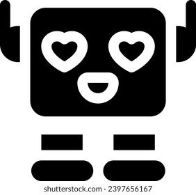 this icon or logo robots icon or other where it explains the technological and thing results that can help human work or as children's toys or other and be used for web, 
design