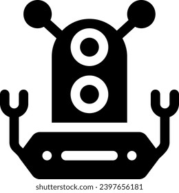 this icon or logo robots icon or other where it explains the technological and thing results that can help human work or as children's toys or other and be used for web, 
design