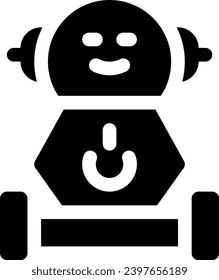 this icon or logo robots icon or other where it explains the technological and thing results that can help human work or as children's toys or other and be used for web, 
design