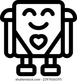 this icon or logo robots icon or other where it explains the technological and thing results that can help human work or as children's toys or other and be used for web, 
design