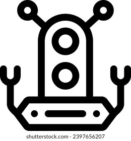 this icon or logo robots icon or other where it explains the technological and thing results that can help human work or as children's toys or other and be used for web, 
design