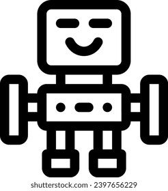 this icon or logo robots icon or other where it explains the technological and thing results that can help human work or as children's toys or other and be used for web, 
design