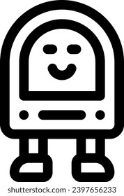 this icon or logo robots icon or other where it explains the technological and thing results that can help human work or as children's toys or other and be used for web, 
design