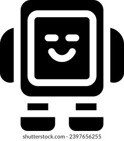 this icon or logo robots icon or other where it explains the technological and thing results that can help human work or as children's toys or other and be used for web, 
design