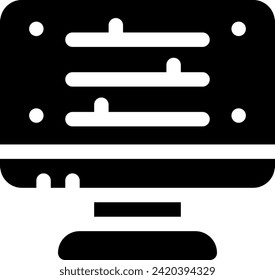 this icon or logo SEO and promotion icon or other where it explaints strategies carried out by a company in marketing products, examples here are features and others or design application software 