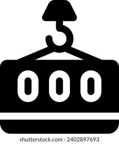 this icon or logo supply chain icon or other where it explains the something that needs to be prepared, whether it is a warehouse, documents and others in the flow of goods delivery or other 
