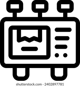 dieses Symbol oder Logo-Lieferkettensymbol oder eine andere, wo es erklärt, was vorbereitet werden muss, sei es ein Lager, Dokumente und andere im Warenfluss oder andere 