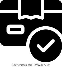 this icon or logo supply chain icon or other where it explains the something that needs to be prepared, whether it is a warehouse, documents and others in the flow of goods delivery or other 