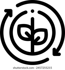this icon or logo sustainable living icon or other where everything related to kind of green living and others or design application software