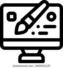this icon or logo web design icon or other where it explains the  features or elements that exist in an application or design application software or other and be used for web, 
design
