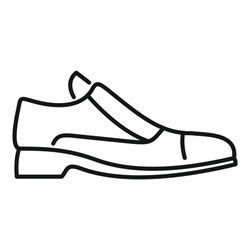 This icon of a monk strap shoe is perfect for websites and presentations about men's fashion