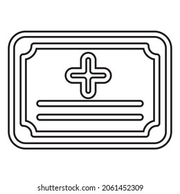 esta línea de enfermería de iconos para el diseño web y aplicaciones móviles