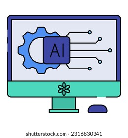 This icon pack is suitable for AI (Artificial Intelligence)