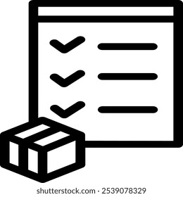 This icon package consists of several product features that are usually related to business and management