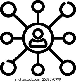 Este paquete de iconos consta de varios iconos cuya relación está relacionada con las redes sociales, relaciones y relaciones entre los usuarios