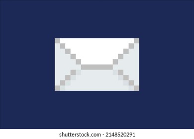This is an icon with a pixel art style, consisting of an icon letter. 
