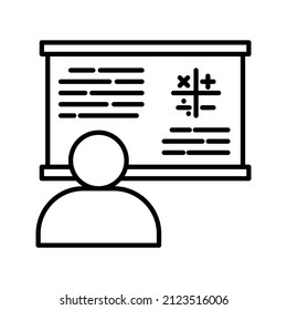 This is an icon related to an activity using a simple outline style