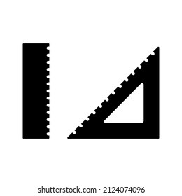 este es un icono relacionado con el retorno a la escuela que utiliza un estilo de glifo
