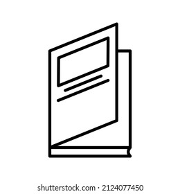 this is an icon related to back to school that uses a outline style