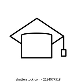 this is an icon related to back to school that uses a outline style