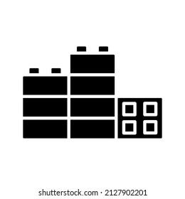 This is an icon related to a child's toy using a simple glyph style