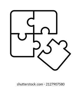 This is an icon related to a child's toy using a simple outline style