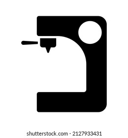 This is an icon related to a coffee shop that uses a simple glyph style