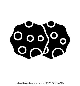This is an icon related to a coffee shop that uses a simple glyph style