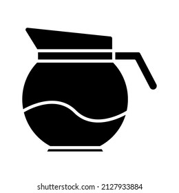 This is an icon related to a coffee shop that uses a simple glyph style
