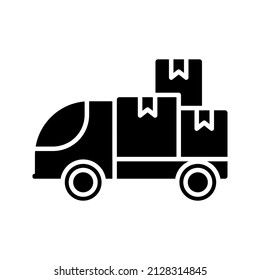 este es un icono relacionado con el comercio electrónico que utiliza un estilo de glifo