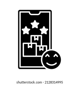 este es un icono relacionado con el comercio electrónico que utiliza un estilo de glifo