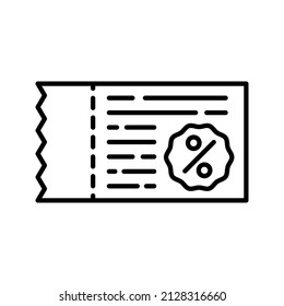 this is an icon related to e-commerce that uses a outline style