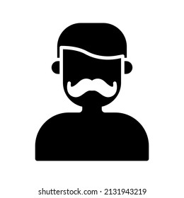 This is an icon related to father's day that uses a solid style