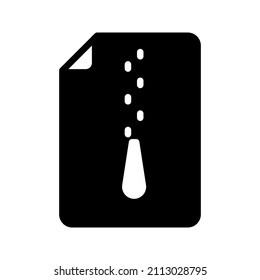 Dies ist ein Symbol, das sich auf Dateien bezieht, die den Stil von glyph für Ihre Design-Projektzwecke verwenden