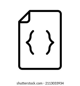 this is an icon related to files that use the outline force for your design project purposes