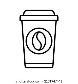 This is an icon related to food delivery that uses a outline style