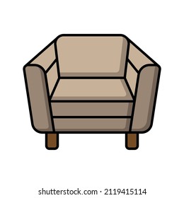 This is an icon related to furniture that uses a filled outline style and is ready to be used for your design projects
