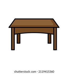 This is an icon related to furniture that uses a filled outline style and is ready to be used for your design projects