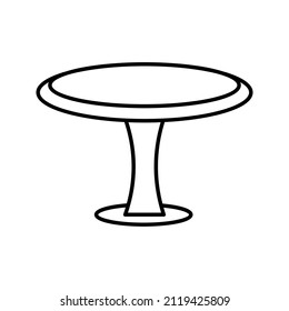 This is an icon related to furniture that uses an outline style and is ready to be used for your design project purposes